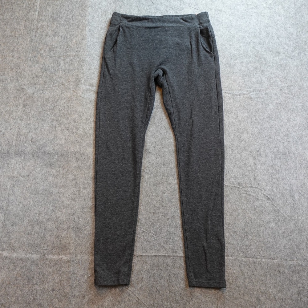 Lunya Leggings Womens Large Gray Leggings Knit Skinny Pull On Loungewear
